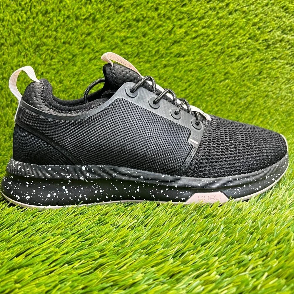 Kuru Atom Womens Size 9 Black Pink Athletic Running Walking Shoes Sneakers
